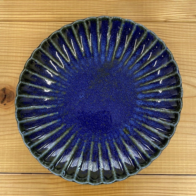 ネプチューン 菊割19.6㎝ 美濃焼 オーバルプレート／楕円皿　