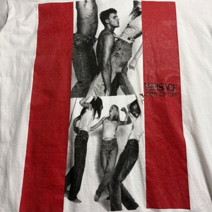 vintage 1990’s VERSACE JEANS COUTURE tee photo by Bruce Weber