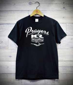 PRAYERS : PRAY FOR 43 ：BLACK BODY / WHITE PRINT : DBKR-STANDARD#02