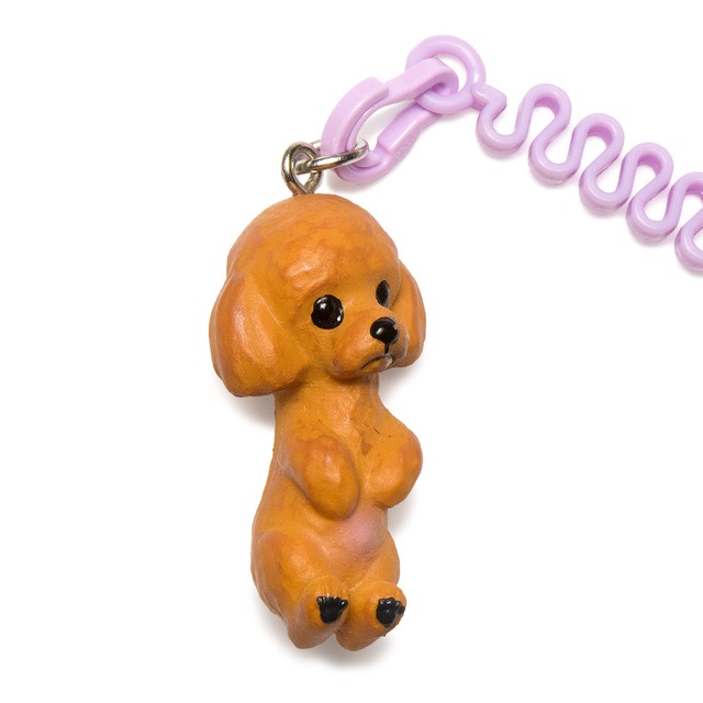 お犬様 vol.2 Toy Poodle トイプードル レッド プチコード 松葉紐 ストラップ MS-8001