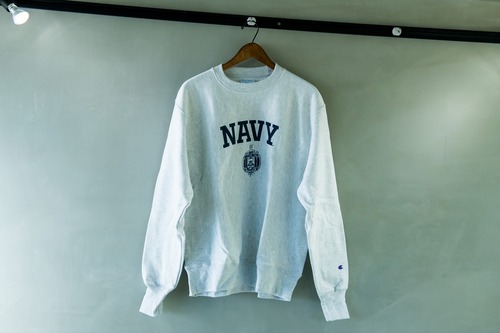 champion reverse weave USNA クルーネック