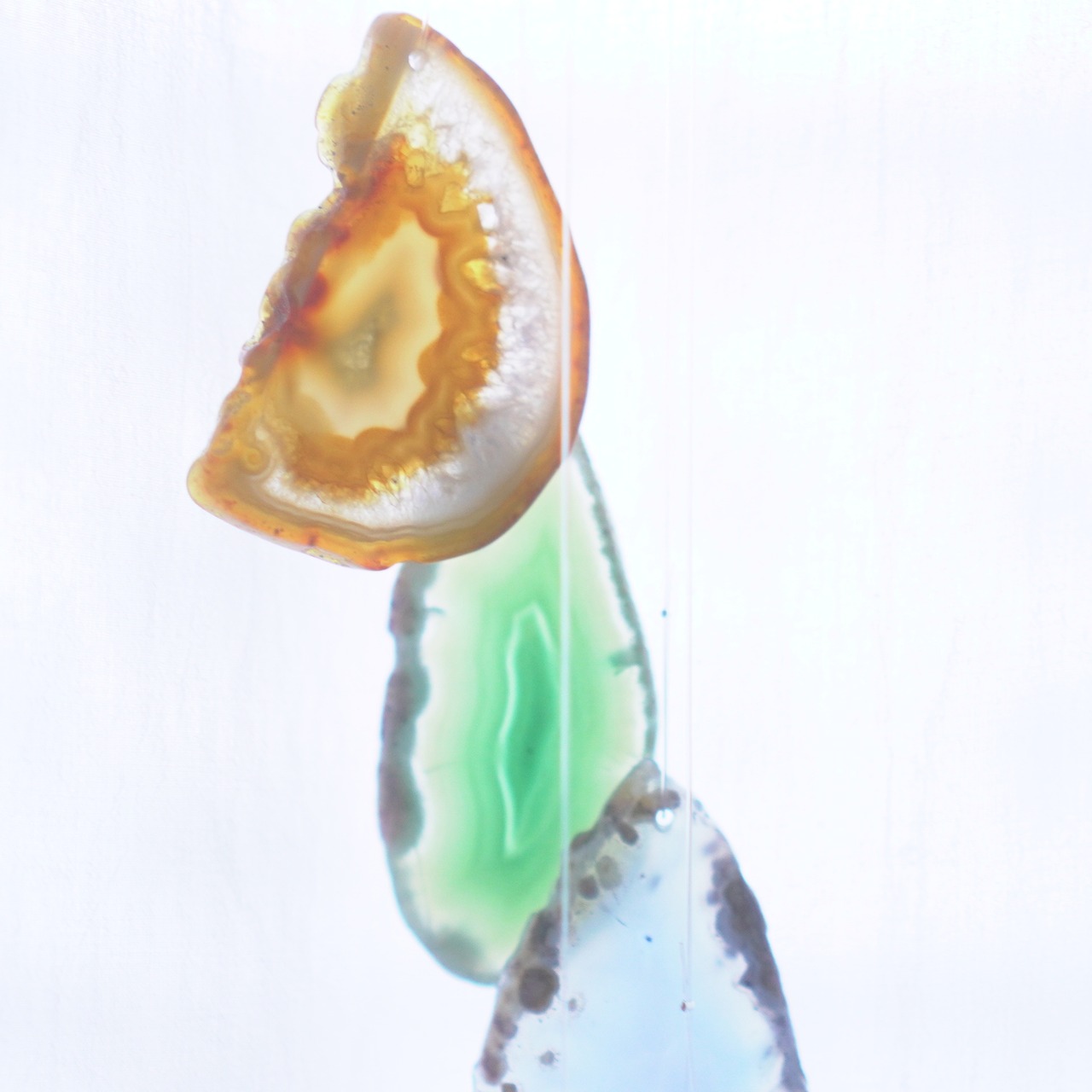 Soda Ice cream 06 - アゲートヒーリングチャイム / Agate Sun Catcher Wind Chime 752