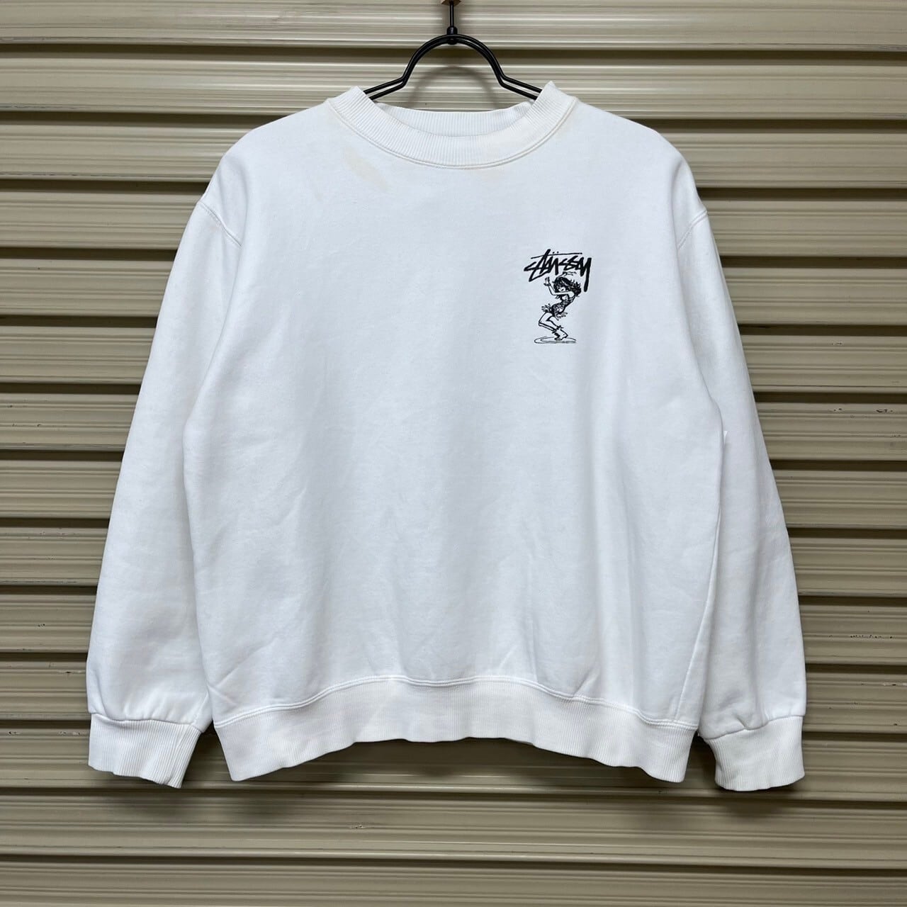 90s USA製 STUSSY ステューシー スウェット ツイストガール ワン 90s USA製 STUSSY ステューシー スウェット ツイストガール ワン