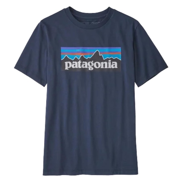 Patagonia Kids Graphic T-Shirt 【S-L】Navy