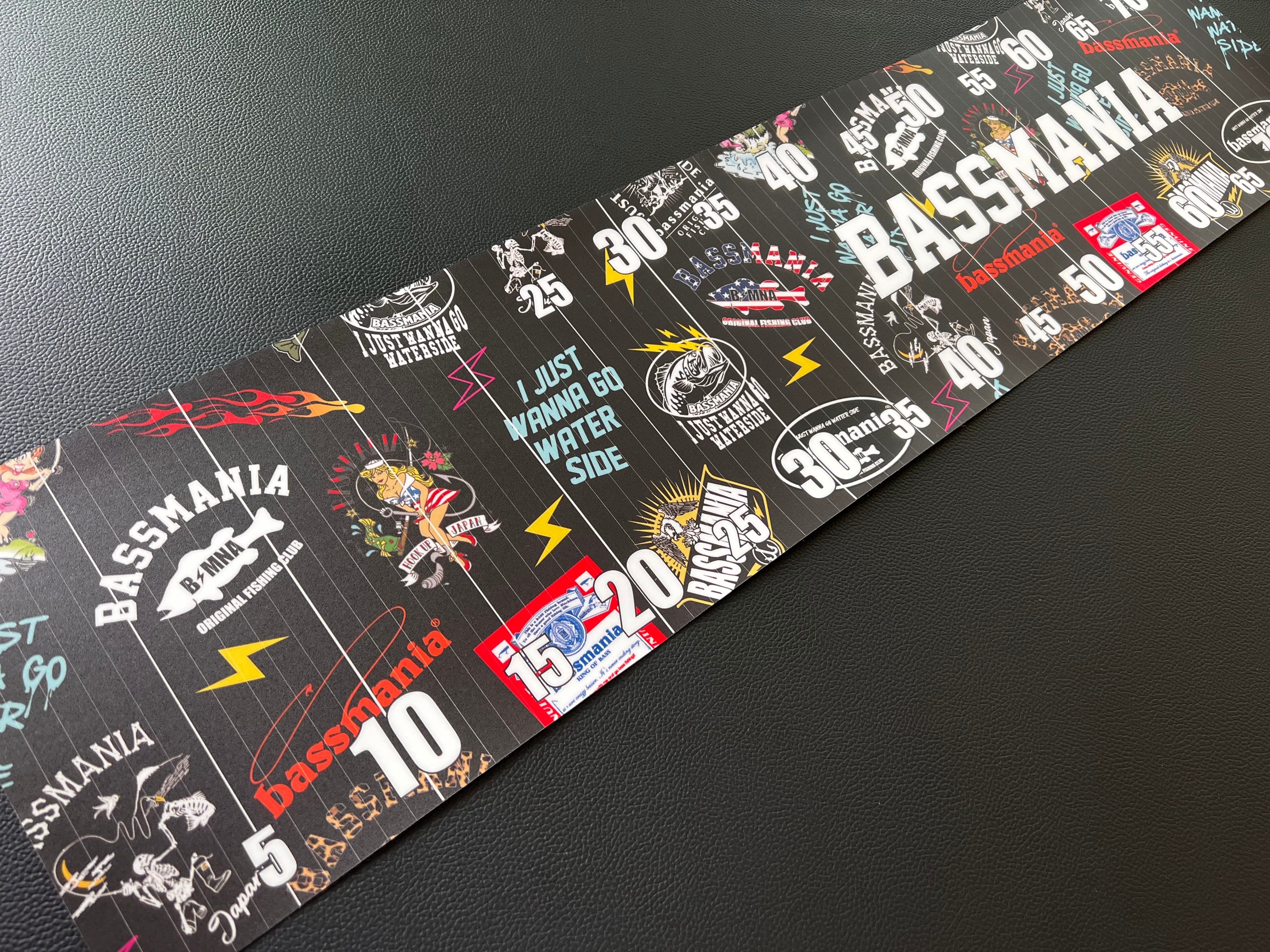 MIX Designボートカーペットデカールメジャー | bassmania.jp