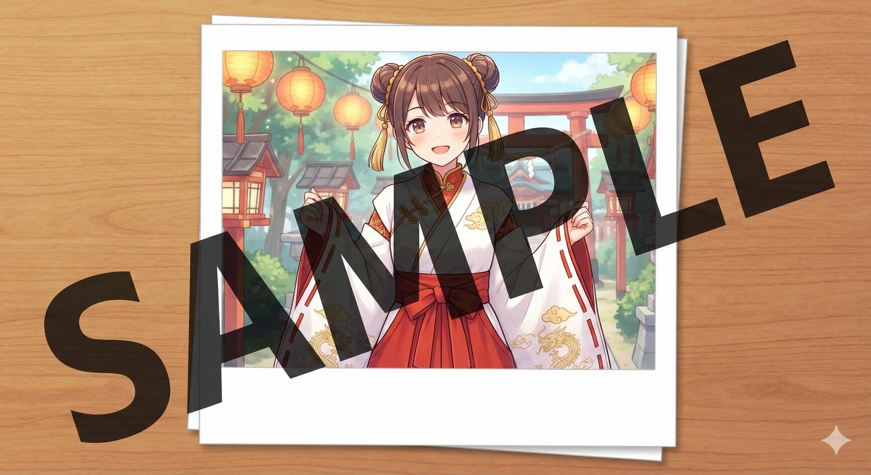 チャイナ風巫女オンライン宿題チェキ | AZの理由SHOP