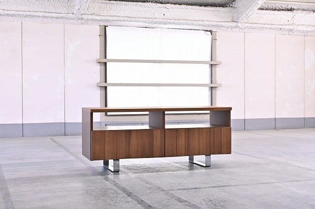 unico/ウニコ「STRADA/ストラーダ」テレビボード エルム材 2杯 リビング 収納家具 AVボード 人気商品 異素材 スチール脚 インダストリアル【中古家具/中古インテリア/USED家具ユーズド家具/リサイクル】