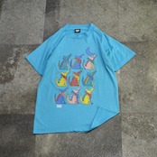 90's TAOS wolf print souvenir tee