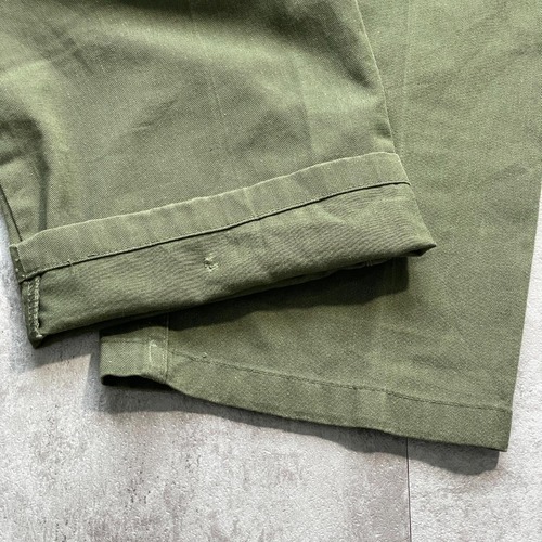 70s アメリカ軍 実物 OG-507 ベイカーパンツ 32/35 詳細写真15