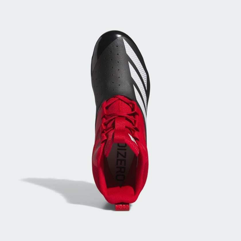 アディダス 295 アディゼロ カオス DSG アメフト スパイク クリーツ 花 Adizero Chaos DSG SMU ラインマン用 2025モデル チームパワーレッド
