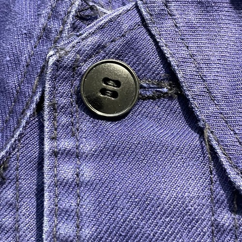 60s BLEU DE VERDUN コットンツイル フレンチワークジャケット 詳細写真11