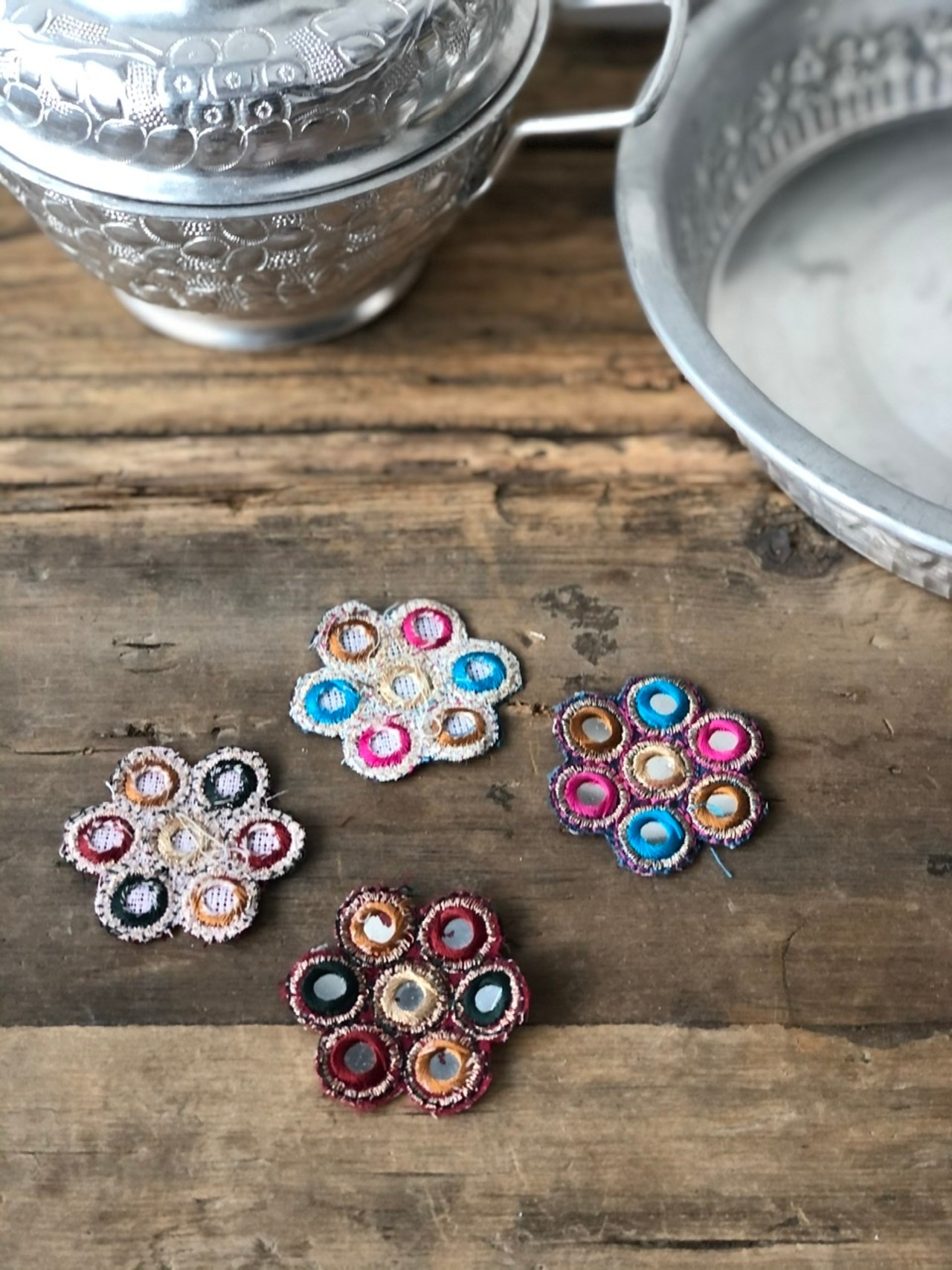 ミラーワークパッチ アップリケ