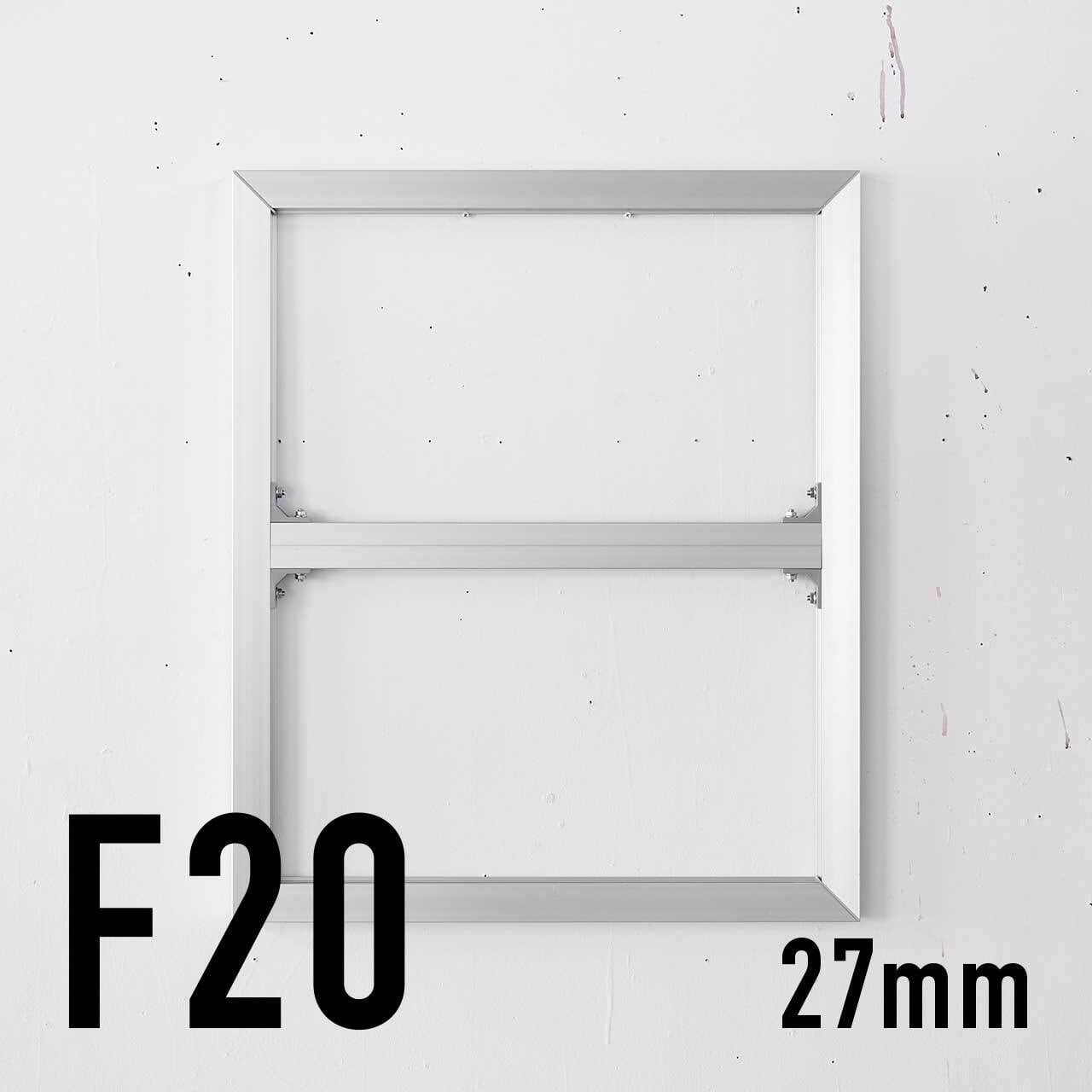 F100 キャンバスフレーム F25（27mm厚）アルミニウムキャンバスフレーム | ALM CANVAS
