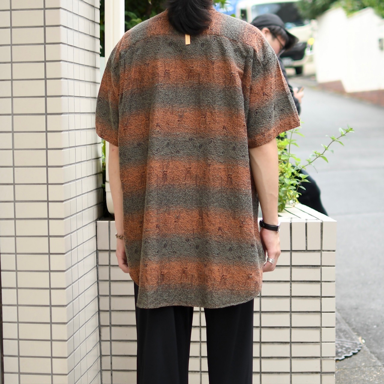 clown jacquard weave design shirt