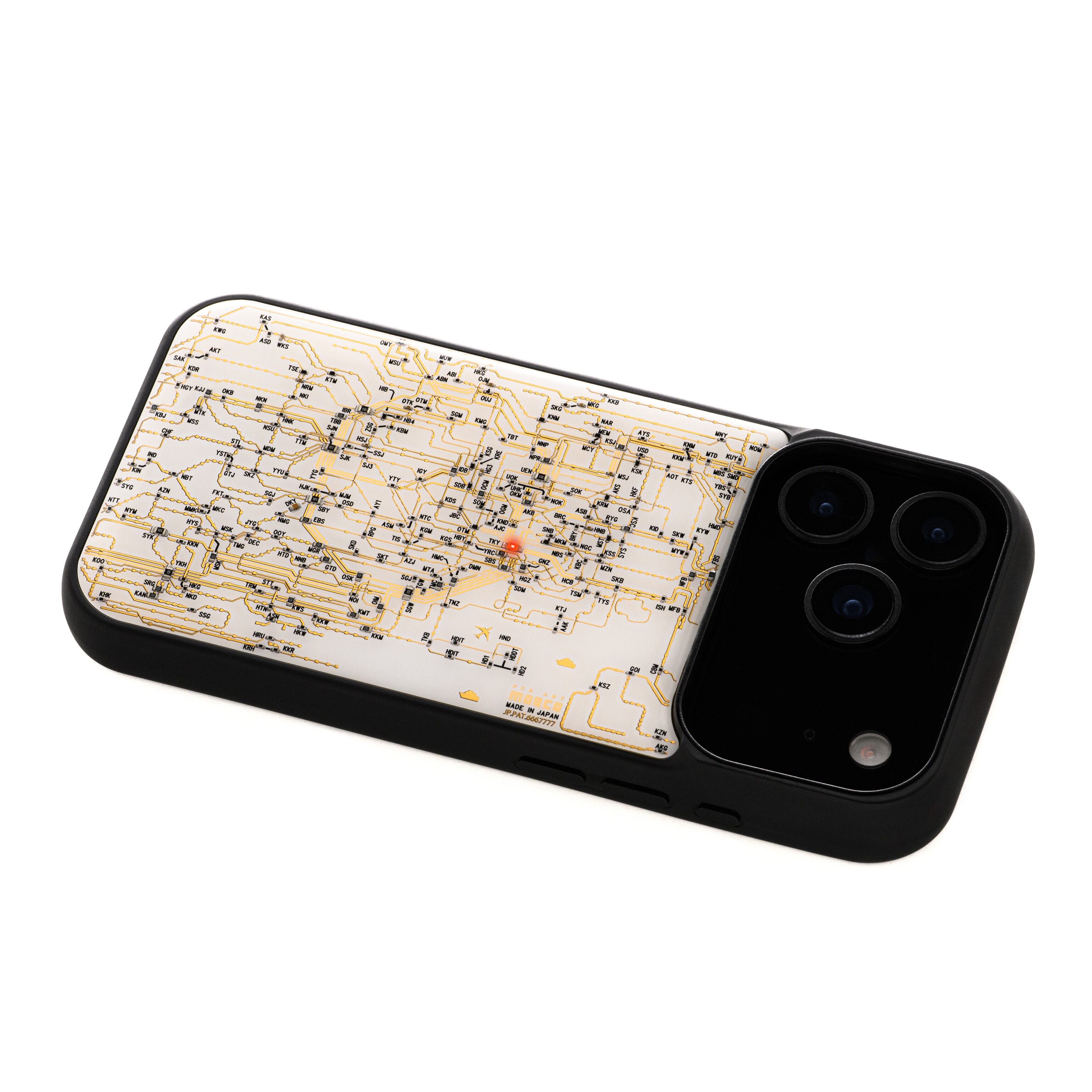 FLASH 東京回路線図 iPhone 17 Pro ケース | PCB ART moeco