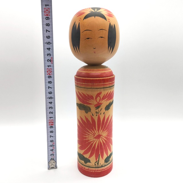岸正規・こけし・鳴子・民芸品・伝統工芸・約30㎝・No.260909-07・梱包サイズ60