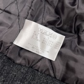 Crocodile クロコダイル 裏地付き ジップアップ ウールニット ジャケット サイズ L /メンズ/チャコール