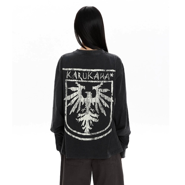 エンブレムグラフィックヴィンテージライクルーズTシャツ 1col R02705