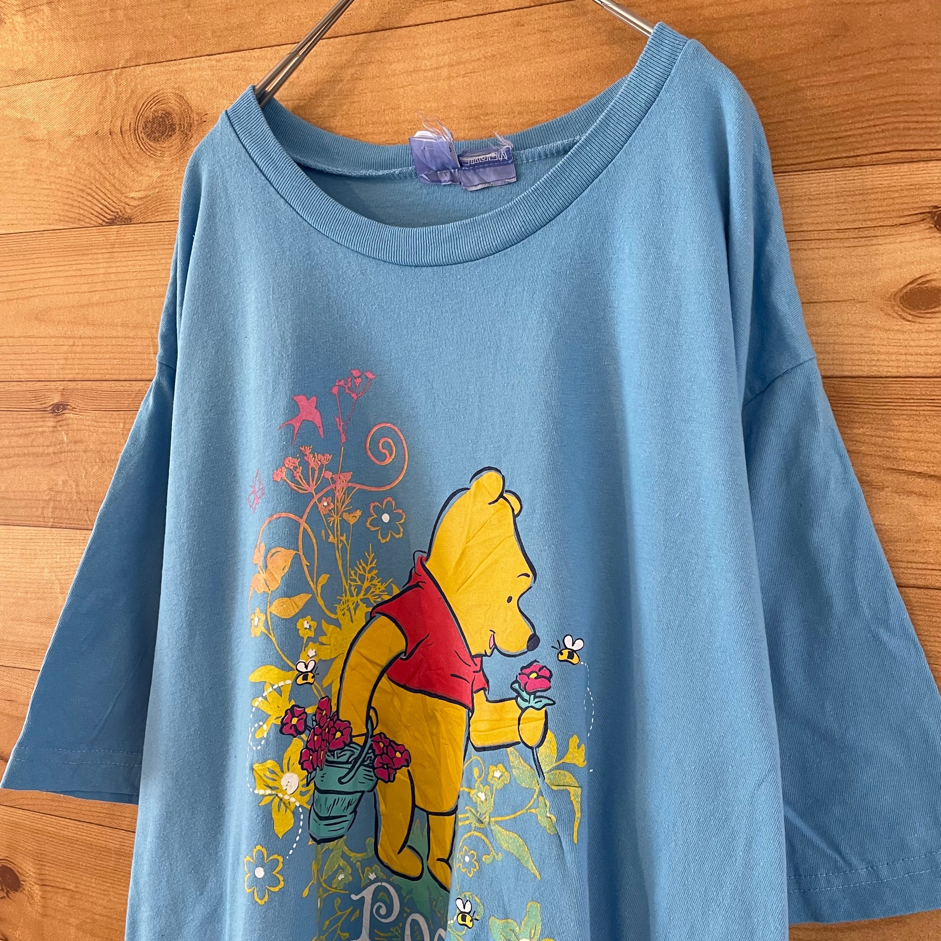 Disney】くまのプーさんTシャツ 両面プリント 超ビッグサイズ