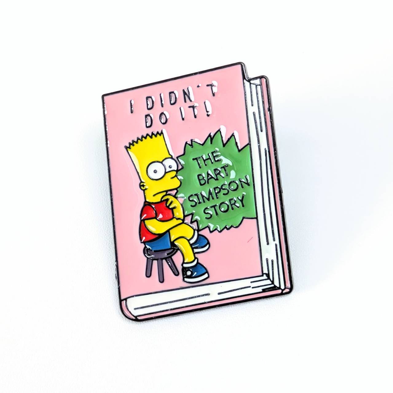 送料無料！ ★ピンズ PINS★ピンバッジ 【 The Simpsons（ザ シンプソンズ） 】 バートブック〚アメリカン雑貨 アメトイ〛
