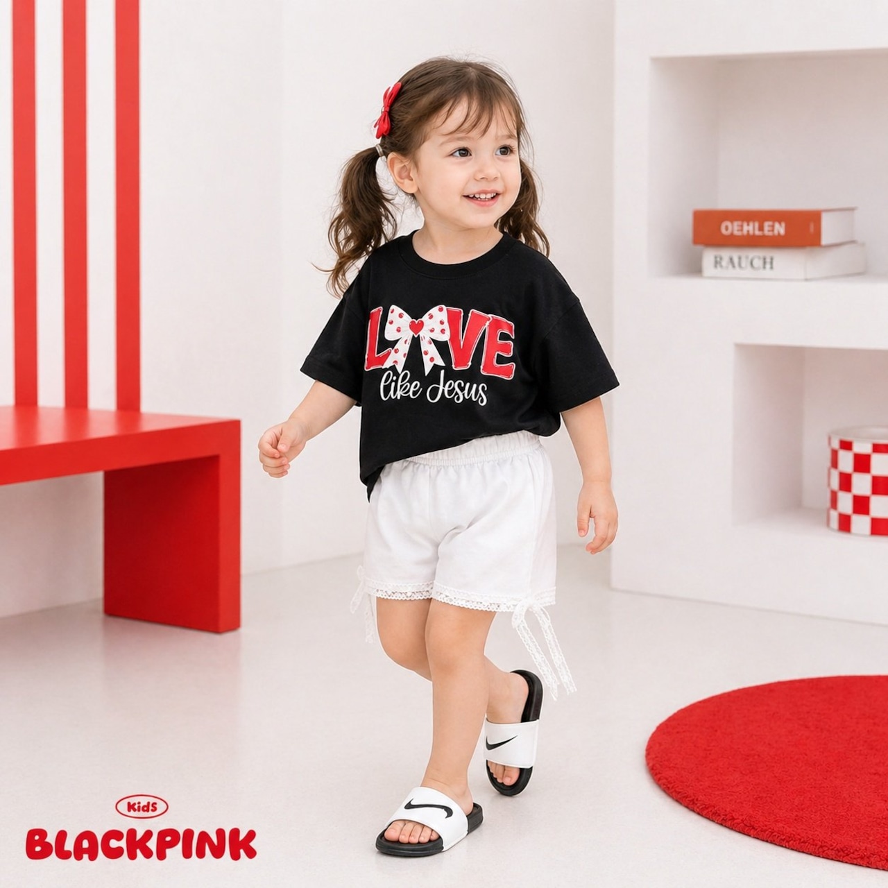 [BLACKPINK] LOVE Short sleeve T-shirt (2XL) / [블랙핑크] LOVE반팔티 (2XL)