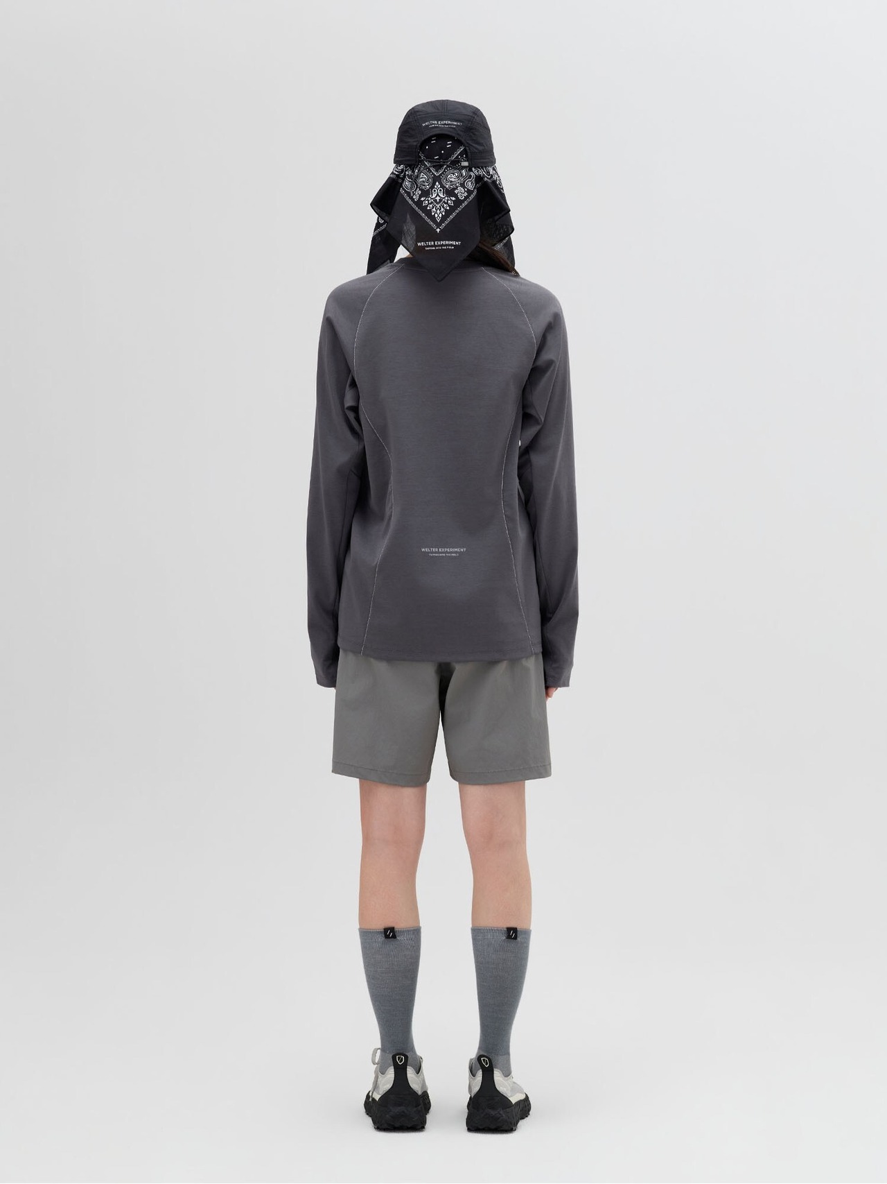FLEXICH LONG SLEEVES T-SHIRT_CHARCOAL