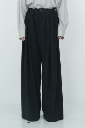 【26AW | MEN】Tamme タム / 4-TUCK WIDE SLACKS / ワイドスラックスパンツ. 26A0371