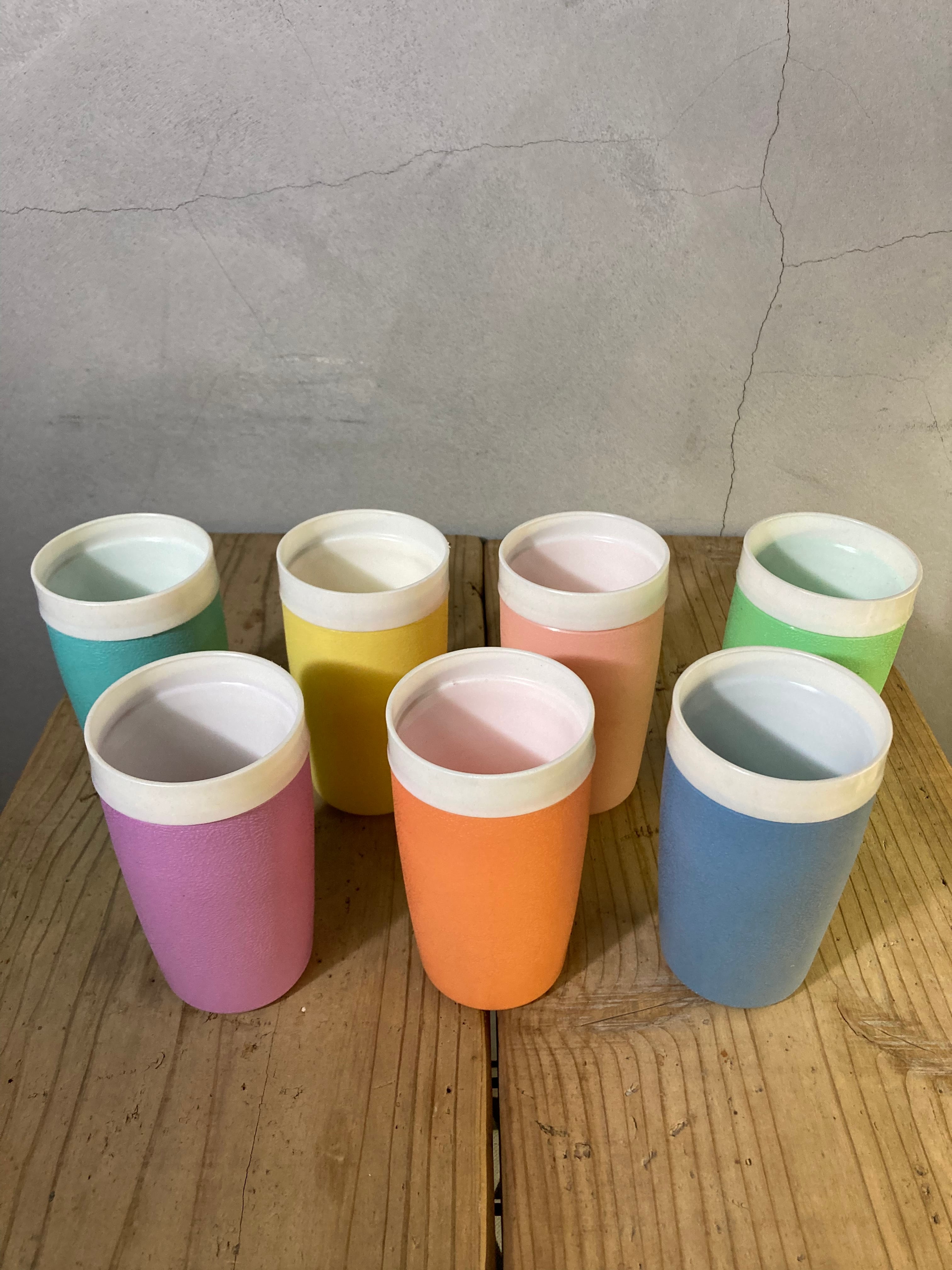 50s THERM-O-WARE tumbler cup SET  　　(beady  antiques)