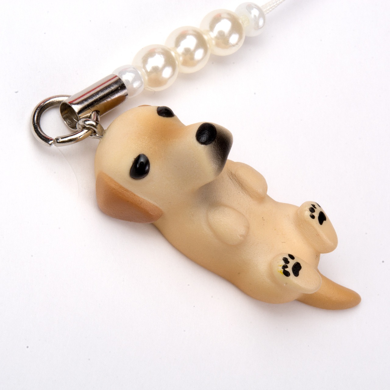 Dog 92 Labrador Retriever ラブラドール イエロー ビーズ ストラップ DN-1102