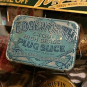 1910s–1920s エッジワース アンティーク タバコ缶 EDGEWORTH EXTRA HIGH GRADE PLUG SLICE Vintage Tobacco Tin T-768