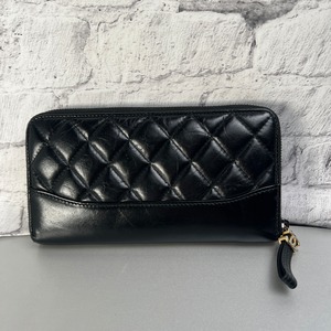 CHANEL シャネル ココマーク レザー 財布 黒 A-13053
