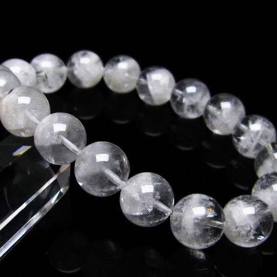 ファーデンクォーツ 水晶 ブレスレット 12mm 一点物 おまかせ便 111-22608