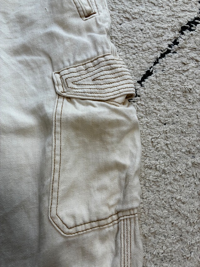 OLD GAP - コットンカーゴパンツ — 実物詳細写真2