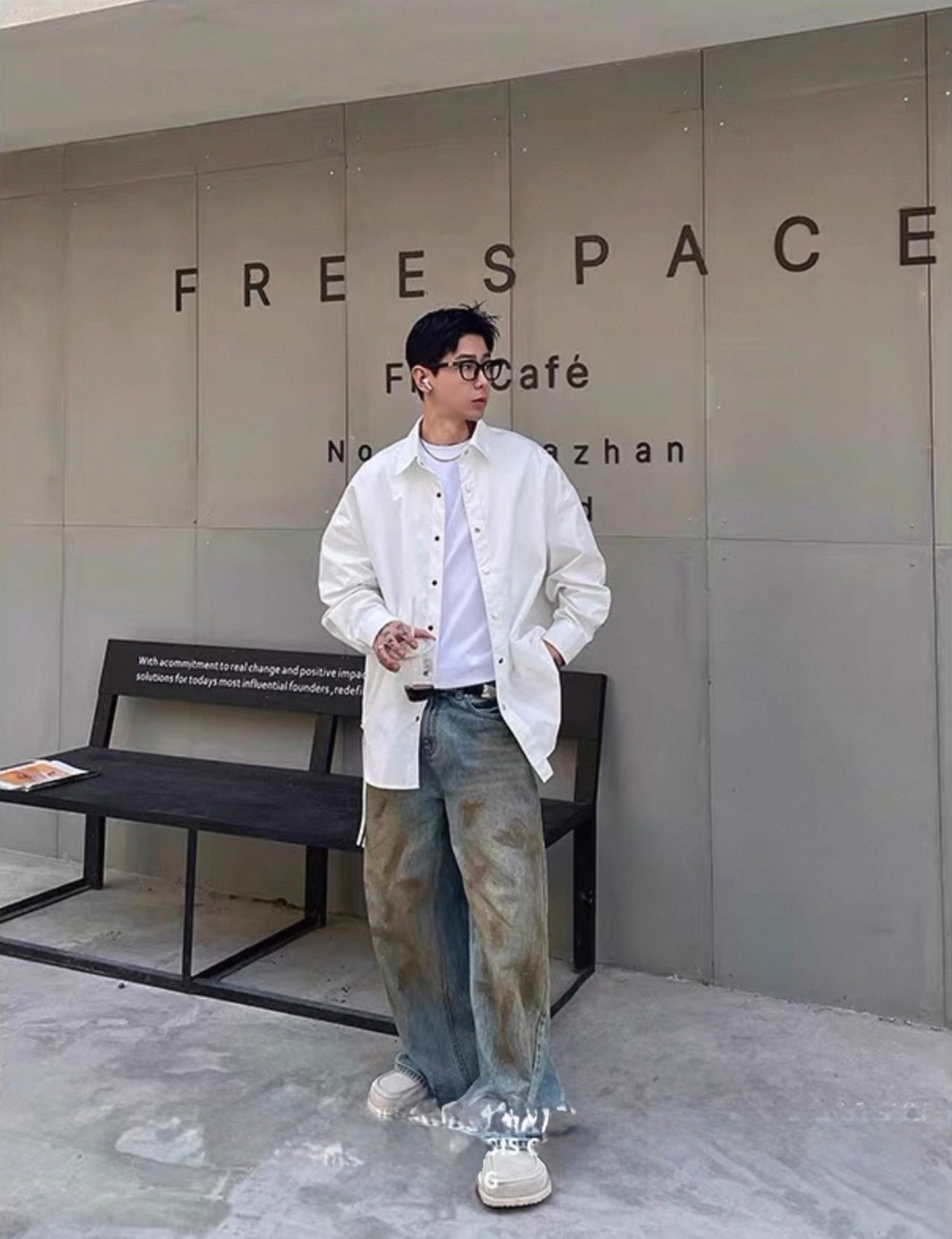 OXFREAK Urban Loose Snap Shirt / アーバンルーズスナップシャツ