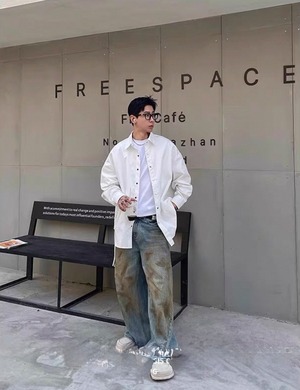 OXFREAK Urban Loose Snap Shirt / アーバンルーズスナップシャツ