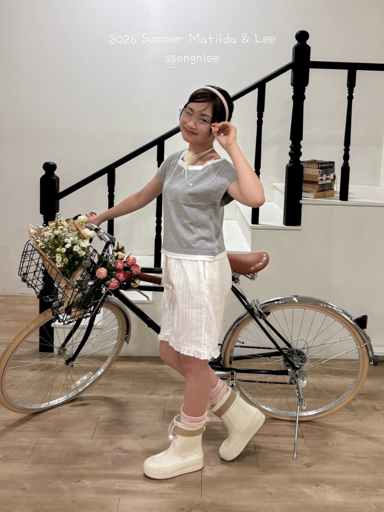 [Matilda&Lee] Layered asymmetrical tee (15/17/19) / [마틸다앤리] 레이어드언발티 (15/17/19)