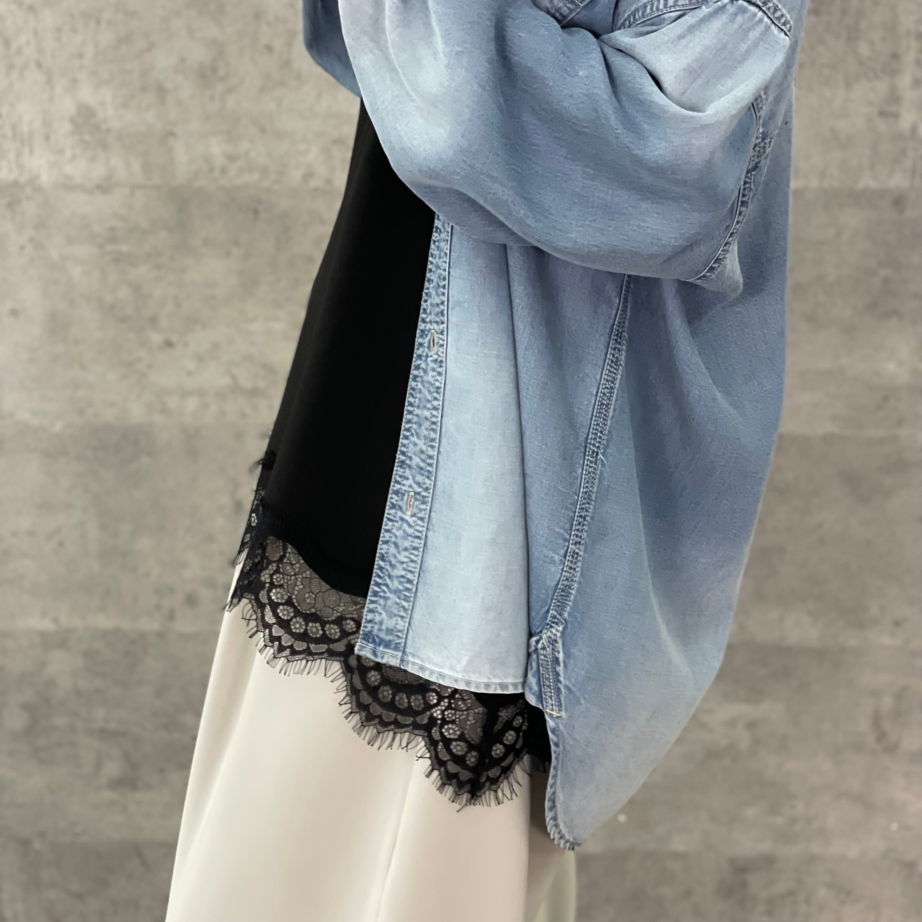 レースヘムアシンメトリーキャミソール（NO.85261716） | AnnaKerry