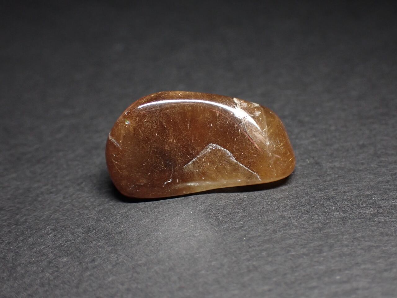 ピンクエピドートインクォーツ/Pink Epidote in Quartz タンブル T