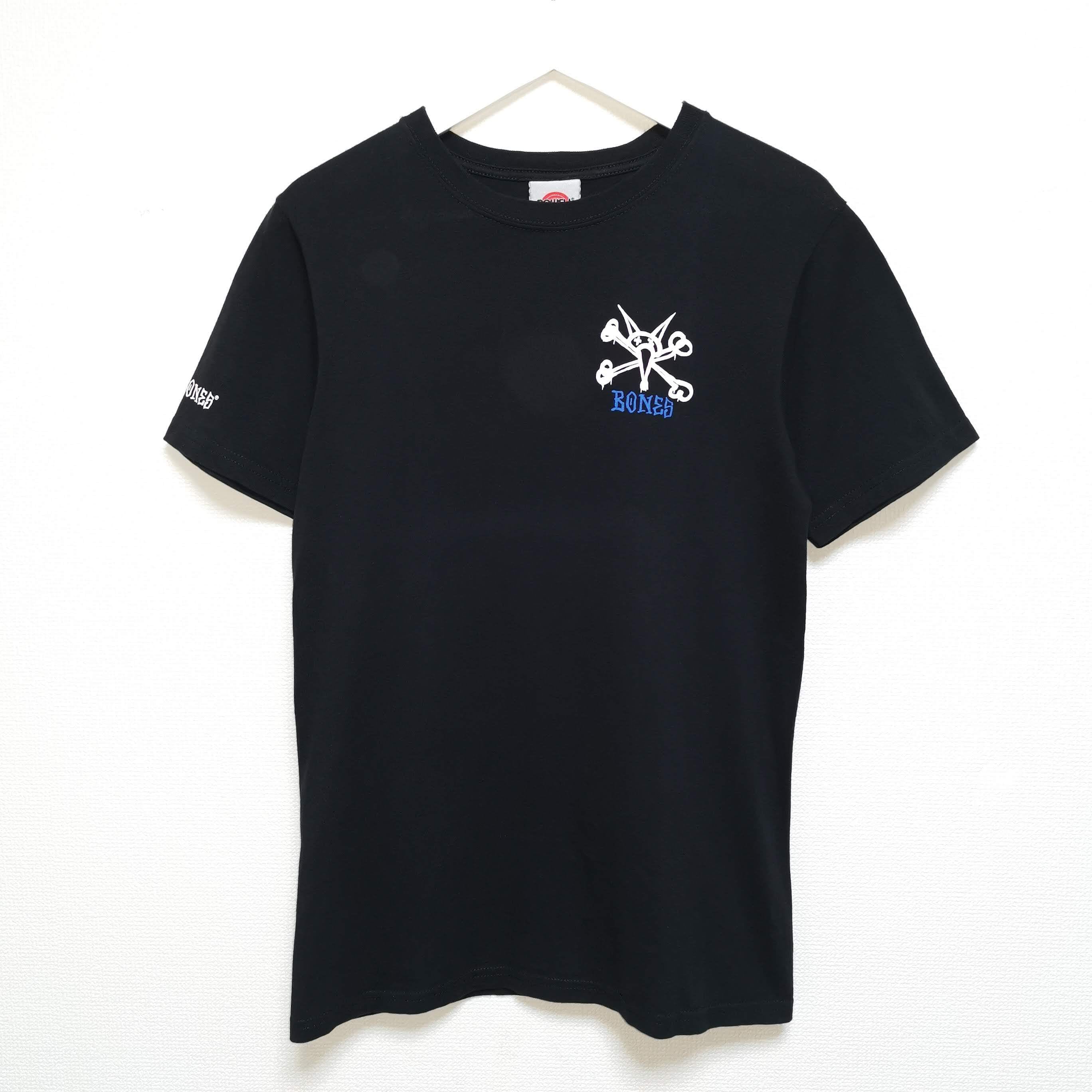 送料無料 S 00s パウエル POWELL ラットボーンズ Tシャツ BONES USA 