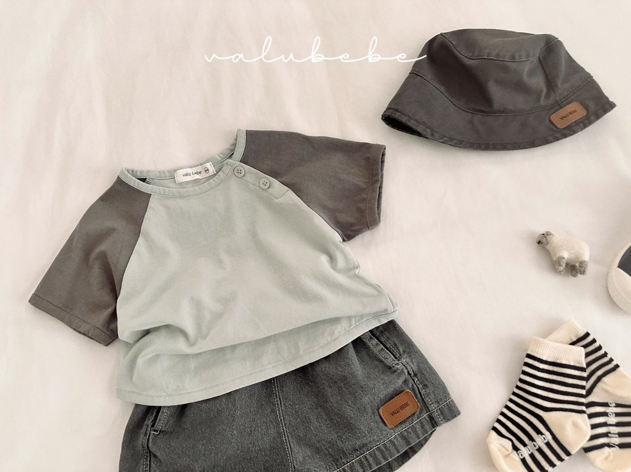 [valubebe] Eric Raglan Tee / [벨루베베] 에릭라글란티