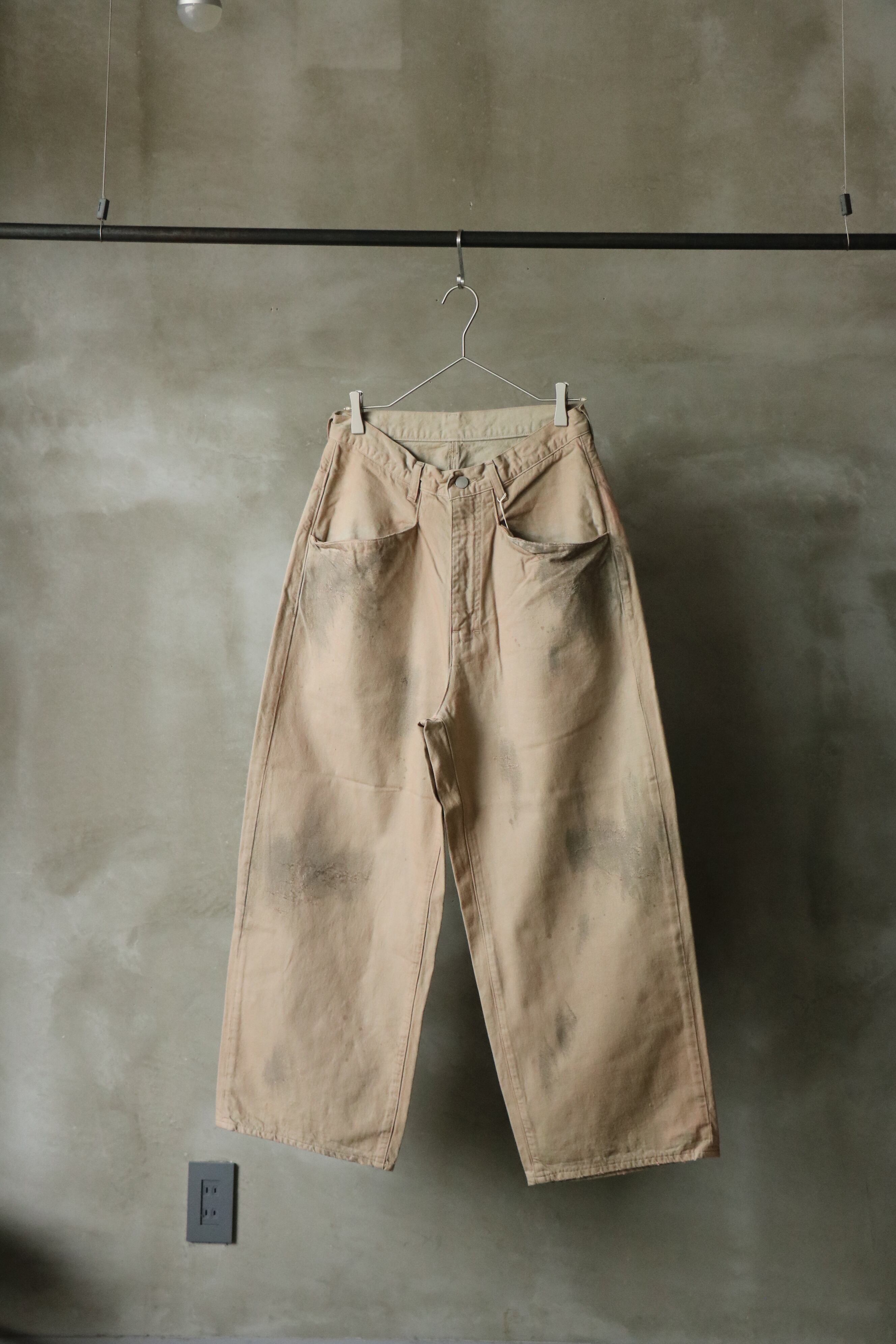 Ancellm -DENIM WIDE SLACKS- / ANC-PT84-A / アンセルム デニムワイド