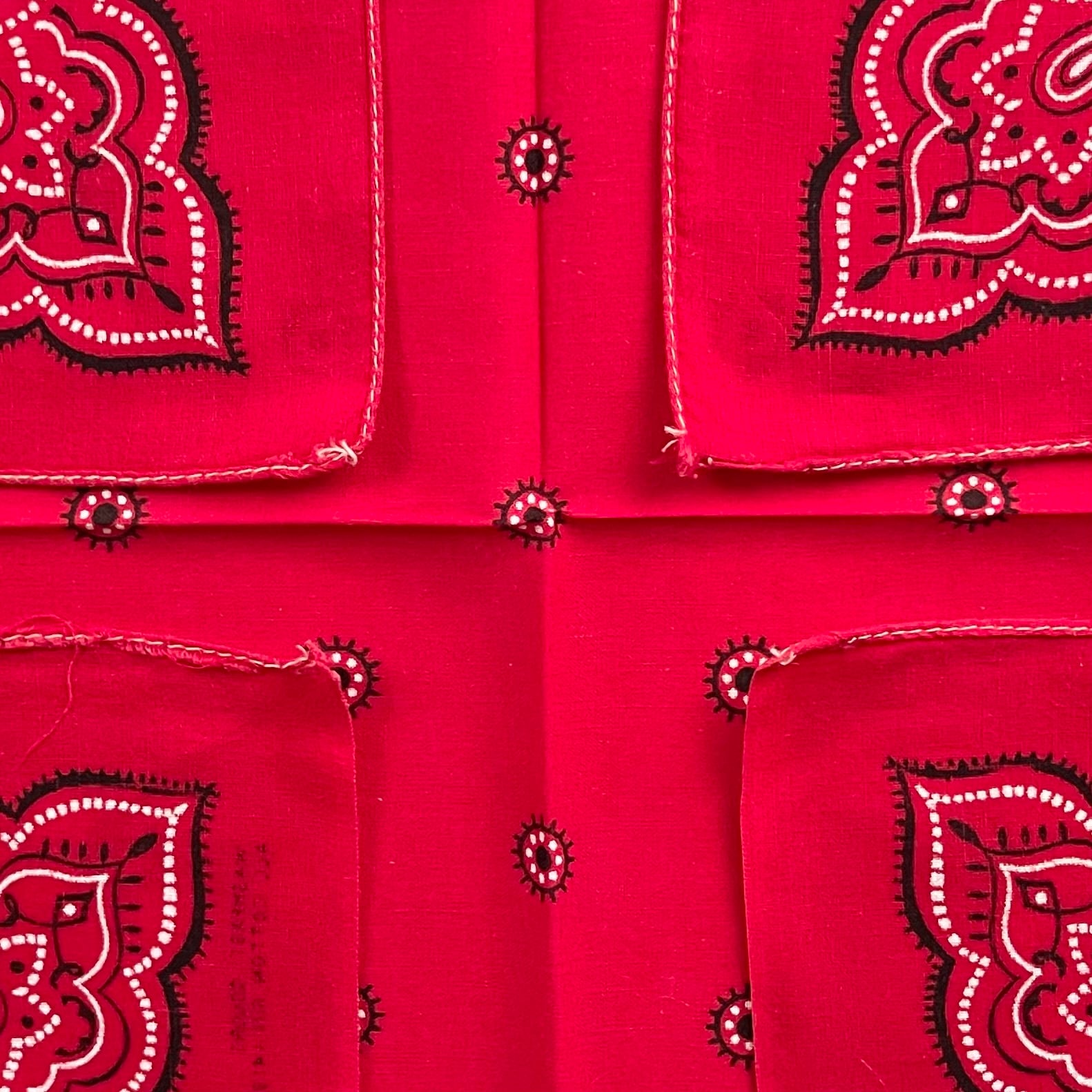 Good】60s ジョニーデップ RN14193 ヴィンテージバンダナ MADE IN USA