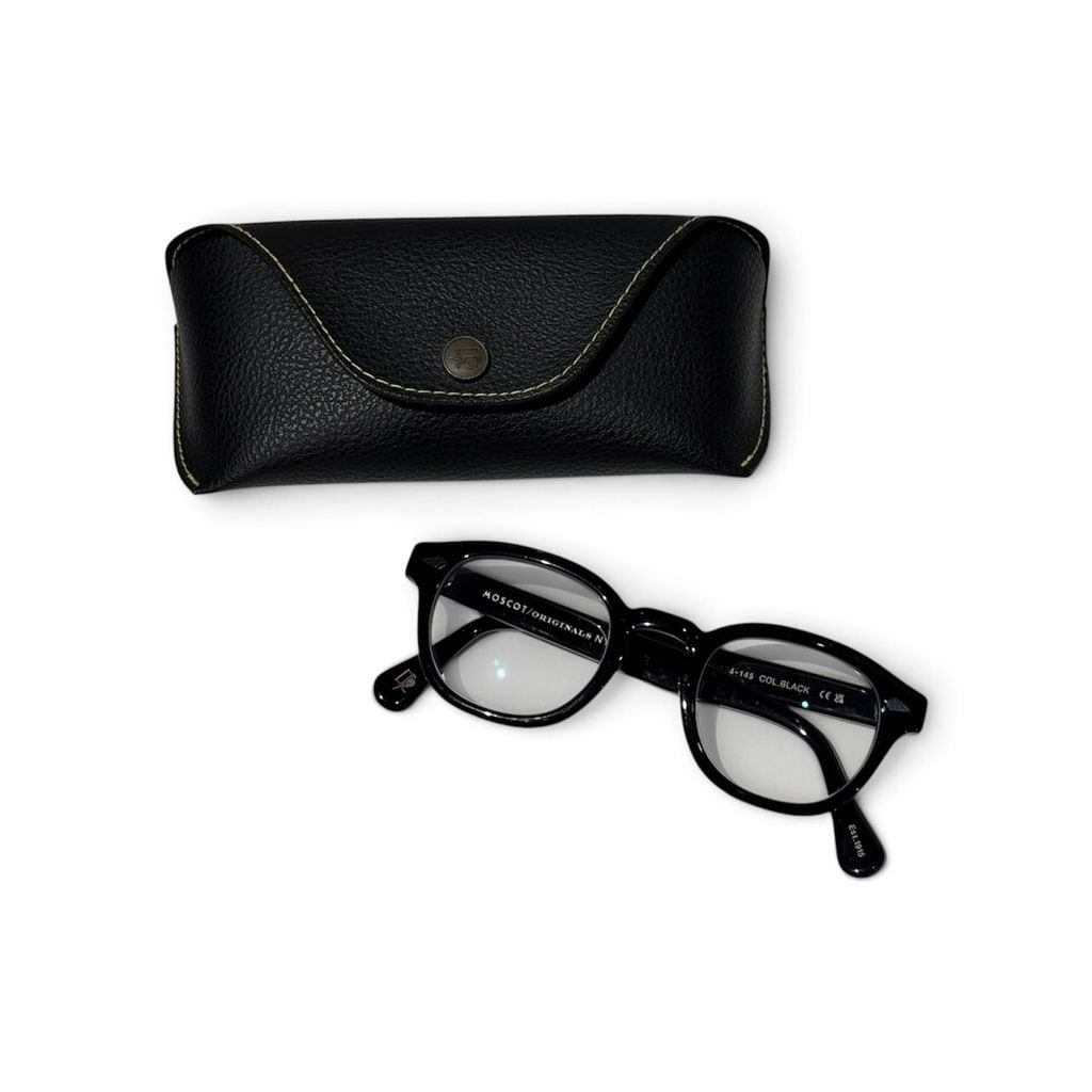 MOSCOT モスコット LEMTOSH メガネ ブラック size:46▢24-145【表参道