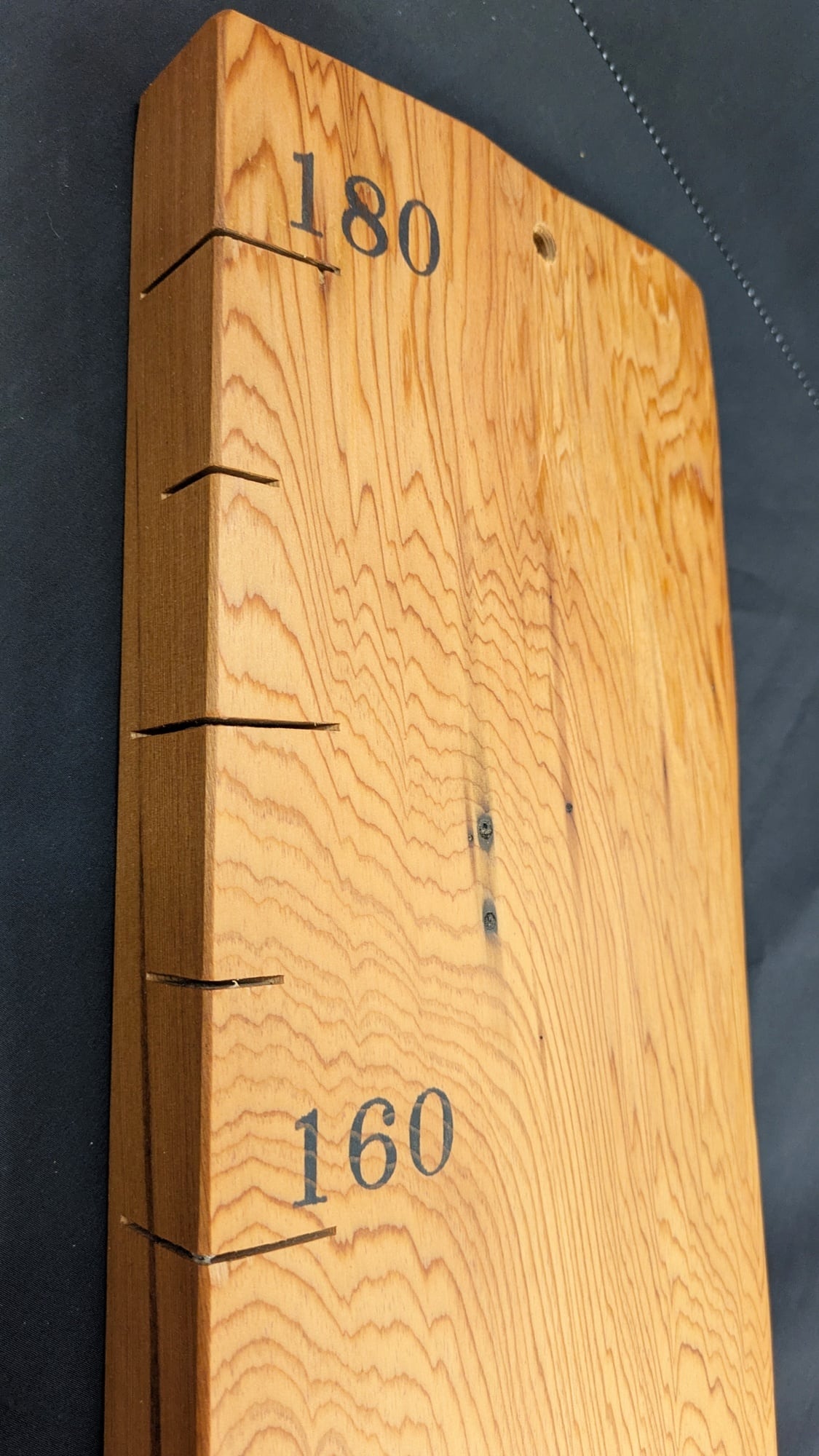 ▲【No.0011】木材のせいくらべ:新品(長期保管) せいくらべ