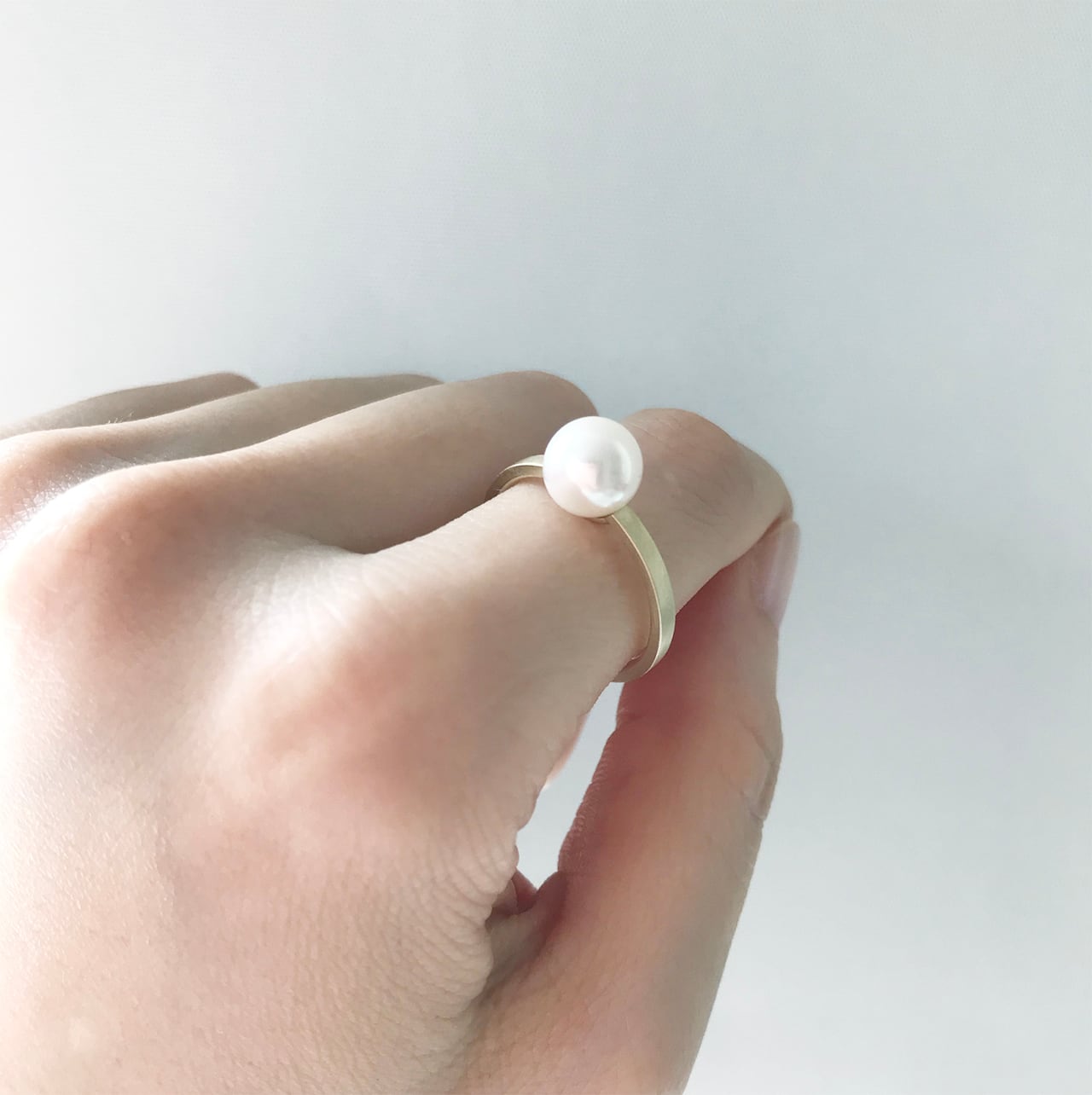 K10］アコヤ真珠一粒リング | NEU & TIM