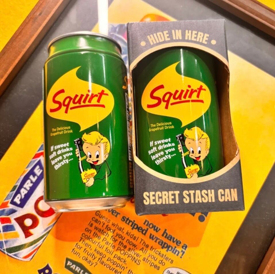 SECRET STASH CAN シークレットスタッシュカン 収納缶 フタ付き 小物入れ ペン立て 金庫風デザイン 本物そっくり 隠し収納 コインケース 鍵収納 アクセサリー 車載対応 ドリンクホルダー対応 プレゼントにもおすすめ φ65×H125mm