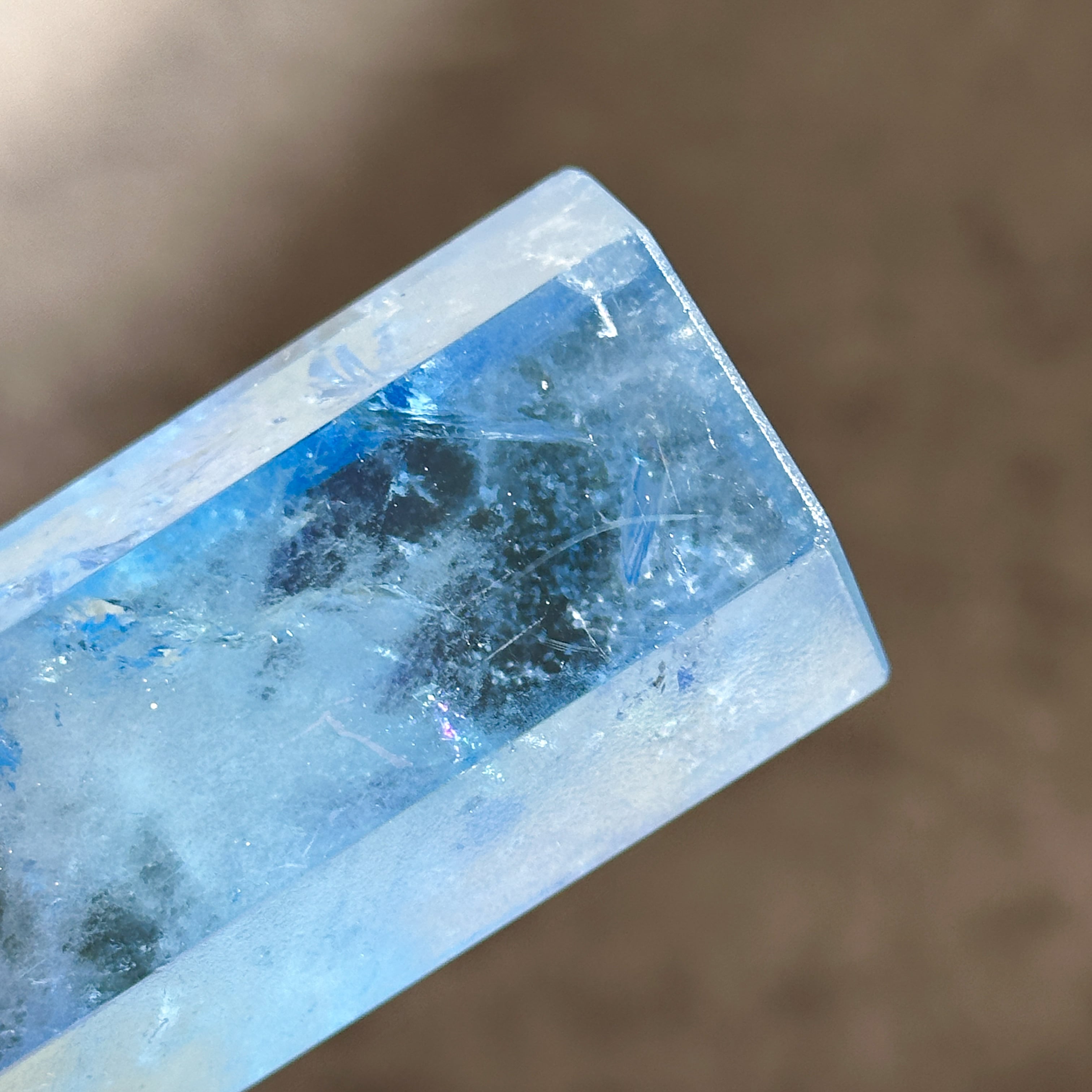 ブルーオーラクォーツ タワー22✧ Blue Aura Quartz ✧天然石・鉱物