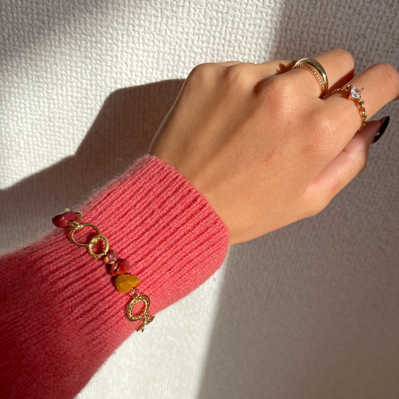 ムーアカイト　ゴールドブレスレット［GKB015］