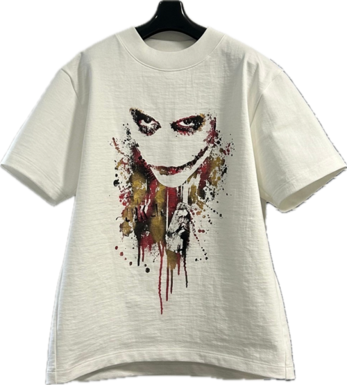 バットマン・ダークナイト・ジョーカー/金彩Tシャツ/Dark Night Trilogy×NOB MIYAKE T-shirt（The Dark Knight）