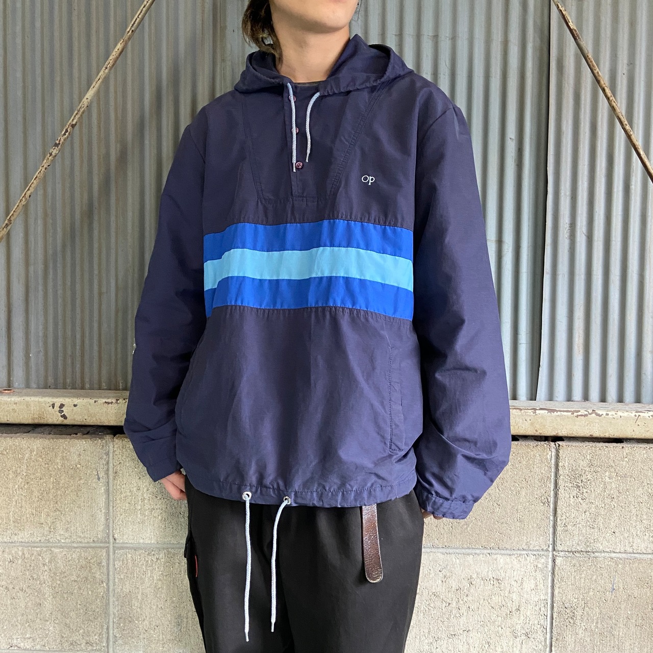 80年代 Op Ocean Pacific オーシャンパシフィック コットン×ナイロン 